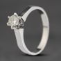 Second Hand 18ct White Gold 0.45ct Brilliant Cut Diamond Solitaire Ring 41482031