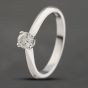 Second Hand Platinum 0.30ct Brilliant Cut Diamond Solitaire Ring 41482086