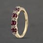 Second Hand 14ct Yellow Gold Ruby & 0.10ct Diamond Dress Ring 41482122