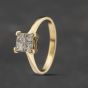Second Hand 18ct Yellow Gold 0.75ct Diamond Tension Set Four Stone Ring 41482132