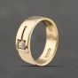 Second Hand Antique 18ct Yellow Gold 0.16ct Diamond Set Dress Ring 41482140