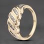 Second Hand 18ct Yellow Gold 0.25ct Baguette Cut Diamond Dress Ring 41482141