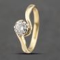 Second Hand 18ct Yellow Gold 0.46ct Brilliant Cut Diamond Bridal Set Ring 41482193