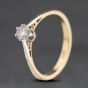 Second Hand 14ct Yellow Gold 0.20ct Brilliant Cut Diamond Solitaire Ring 41482210