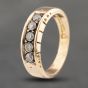 Second Hand Antique 15ct Yellow Gold Cubic Zirconia Five Stone Ring 41482264