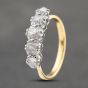 Second Hand Vintage Yellow Gold 1.06ct Diamond Five Stone Ring 41482265