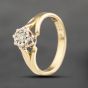 Second Hand Vintage Yellow Gold 0.10ct Brilliant Cut Diamond Solitaire Ring 41482304