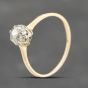 Second Hand Antique Yellow Gold 0.58ct Diamond Solitaire Ring 41482342
