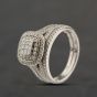 Second Hand 18ct White Gold Certificated 1.00ct Diamond Bridal Set Ring 41482365