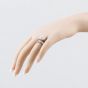 Second Hand 18ct White Gold Certificated 1.00ct Diamond Bridal Set Ring 41482365