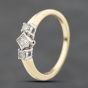 Second Hand 18ct Yellow Gold 0.25ct Diamond Three Stone Ring 41482397