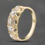 Second Hand Vintage Yellow Gold 1.00ct Rose Cut Diamond Five Stone Ring 41482401