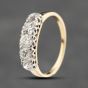 Second Hand Yellow Gold 0.75ct Diamond Five Stone Ring 41482419