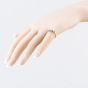 Second Hand 18ct Yellow Gold 0.50ct Brilliant Cut Diamond Scalloped Bezel Three Stone Ring 41482484