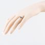 Second Hand Yellow Gold Diamond Twist Platinum Head Three Stone Ring 41482487