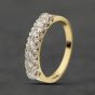 Second Hand 18ct Yellow Gold Diamond Half Eternity Ring 41482522