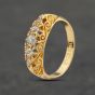 Second Hand Antique 18ct Yellow Gold 0.44ct Diamond Five Stone Ring 41482548