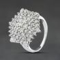 Second Hand Vintage White Gold 2.50ct Brilliant Cut Diamond Cluster Ring 41482570