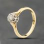 Second Hand 18ct Yellow Gold 0.12ct Brilliant Cut Diamond Solitaire Ring 41482629