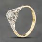 Second Hand Antique Yellow Gold 0.15ct Diamond Solitaire Ring 41482632
