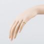 Second Hand 18ct Yellow Gold 0.25ct Brilliant Cut Diamond Wishbone Ring 41482707