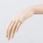 Second Hand Vintage Yellow Gold 0.25ct Brilliant Cut Diamond Half Eternity Ring 41482713