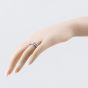 Second Hand 9ct White Gold Diamond Crossover Ring 41482718