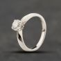 Second Hand 18ct White Gold 0.65ct Brilliant Cut Diamond Solitaire Ring 41482719