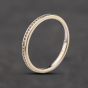 Second Hand 18ct White Gold 0.10ct Diamond Channel Set Half Eternity Ring 41482725