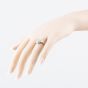 Second Hand 9ct Yellow Gold 0.05ct Diamond Marquise Shaped Cluster Ring 41482788