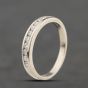 Second Hand Platinum Diamond Channel Set Half Eternity Ring 41482798