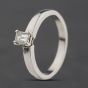 Second Hand Platinum 0.36ct Emerald Cut Diamond Solitaire Ring 41482889
