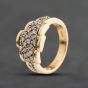Second Hand 9ct Yellow Gold 0.50ct Brilliant Cut Diamond Dress Ring 41483053