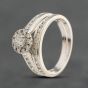 Second Hand 9ct White Gold Brilliant Cut Diamond Bridal Set Ring 41483075