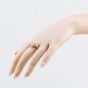 Second Hand 9ct Rose Gold 0.35ct Diamond Oval Cluster Ring 41483079