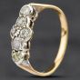 Second Hand Vintage Yellow Gold Diamond Half Eternity Ring 4148421