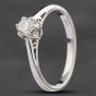 Second Hand 9ct White Gold 0.25ct Brilliant Cut Diamond Solitaire Ring 4148473