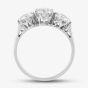 Second Hand 18ct White Gold 1.36ct Brilliant Cut Diamond Three Stone Ring 414858239