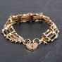 Second Hand 9ct Yellow Gold 4 Bar Gate Bracelet 4153053