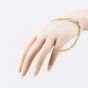 Second Hand 9ct Yellow Gold Five Bar 7.5 Inch Gate Bracelet 41531083