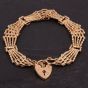 Second Hand 5 Bar Gate Padlock Bracelet 4153237