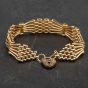 Second Hand 9ct Yellow Gold Gate Fancy Bracelet 4153254