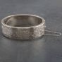 Second Hand Sterling Silver Floral 20cm Hinged Bangle 4155083