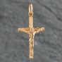 Second Hand 9ct Yellow Gold Crucifix Cross Loose Pendant 4156019