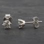Second Hand 9ct White Gold 0.40ct Brilliant Cut Diamond Stud Earrings 4165609