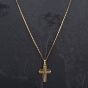 Second Hand 14ct Two Colour Gold Fancy Cross Pendant 4166809