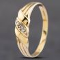 Second Hand 9ct Yellow Gold Diamond Dress Ring 4167004104