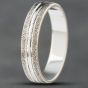 Second Hand 9ct Yellow Gold Edged 4mm Wedding Ring 41871049