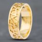 Second Hand 18ct Yellow Gold 6mm Patterned Wedding Ring 41871303