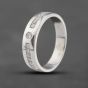 Second Hand 18ct White Gold Brilliant Cut Diamond Set 5mm Wedding Ring 41871359
